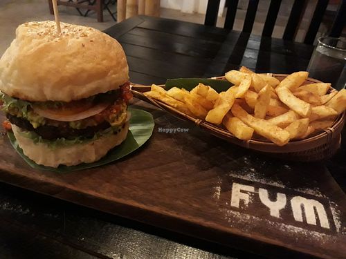 Fat Mexican Burger at FYM in Siem Reap