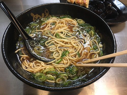 Yummy ramen at Menbaka Fire Ramen めん馬鹿 in Kyoto