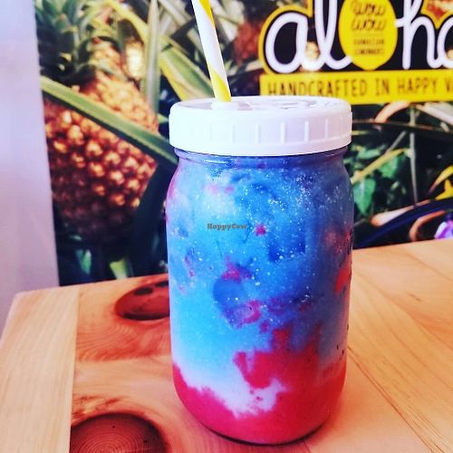 Red, White and Blue Lemonade at Wow Wow Hawaiian Lemonade in Glendale