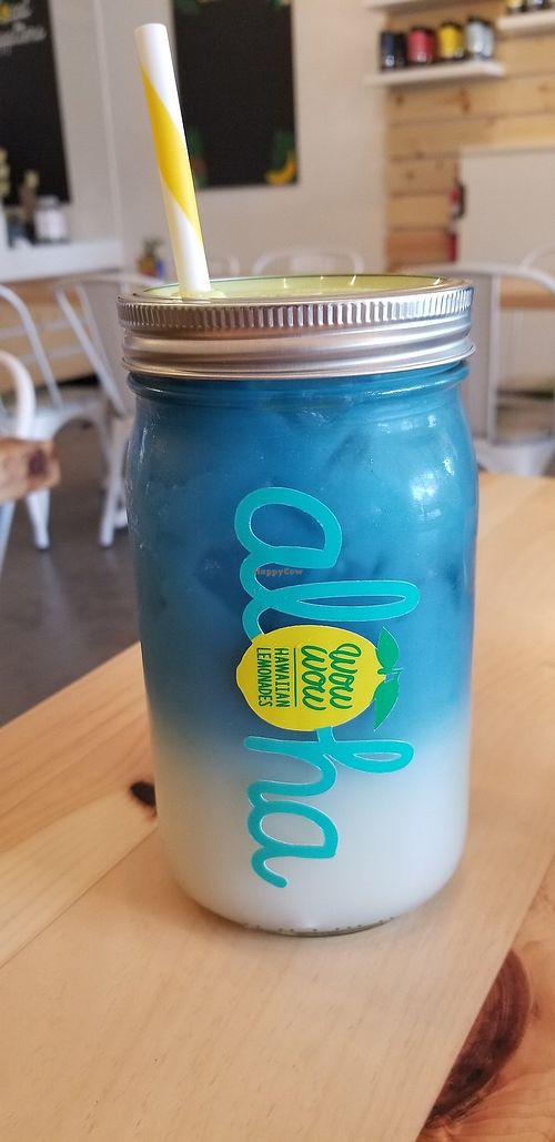 Blue Hawaiian Lemonade at Wow Wow Hawaiian Lemonade in Glendale