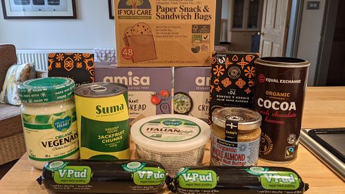 Vegan haul from Easter Greens at Easter Greens in Edinburgh