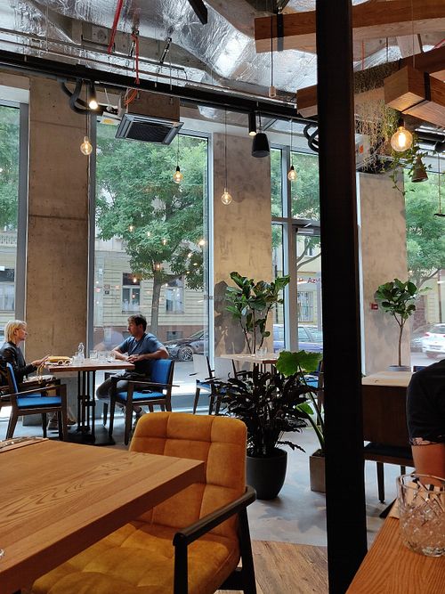 Interior at Spojka Karlin in Prague