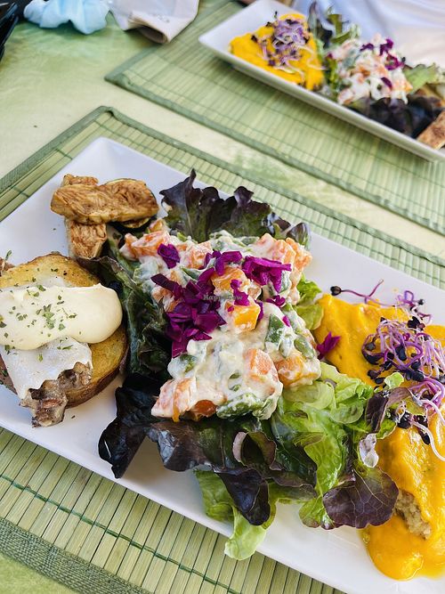 Main course - so much variety and flavour  at Ca la Nuri in Vic