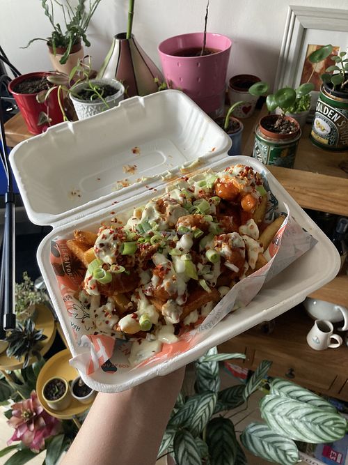 Wings & fries  at Herbivorous in Sheffield