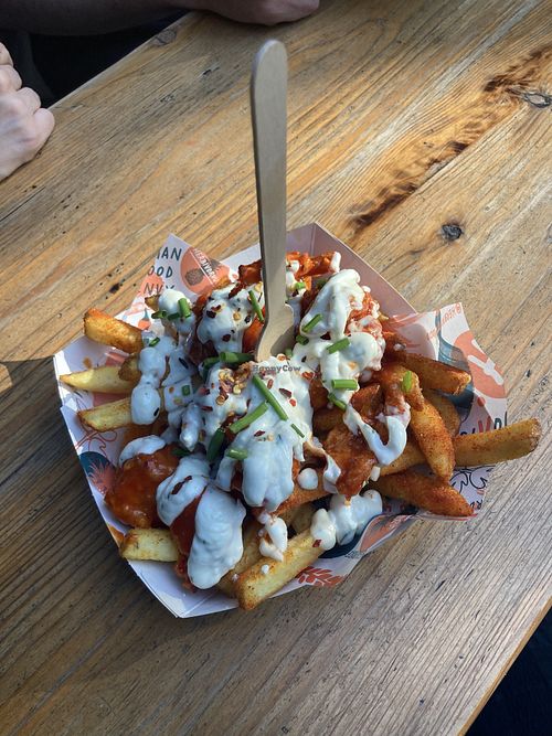 Gf wing & fries  at Herbivorous in Sheffield