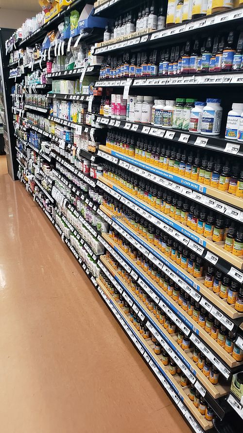 Lots of supplements at Co-Opportunity in Santa Monica