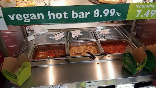 a few vegan meal options at Co-Opportunity in Santa Monica