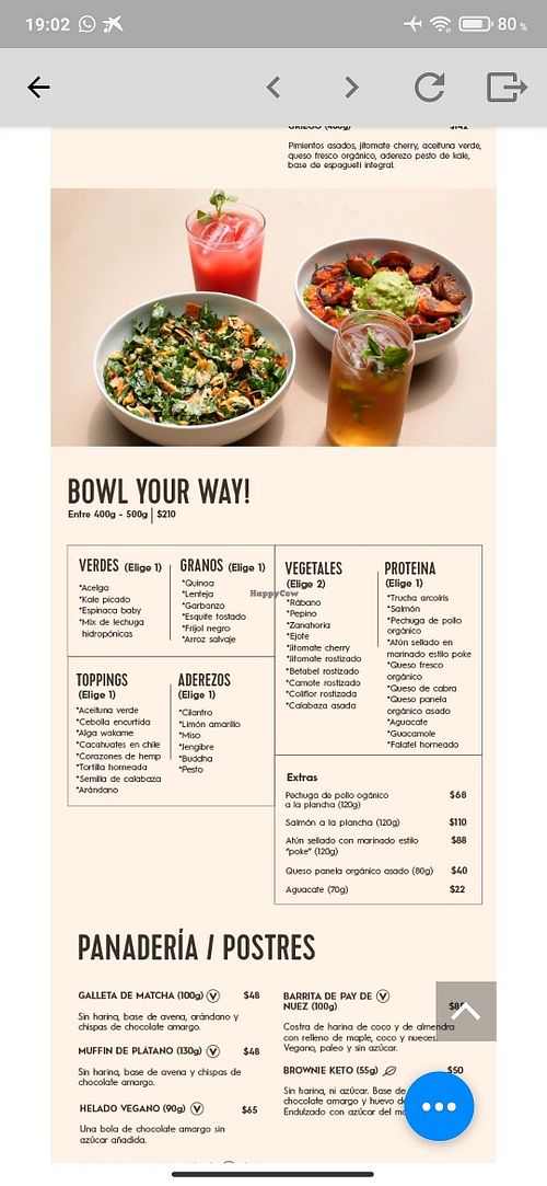 Carta 3 at Falafel Confetti in Mexico City