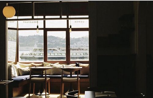 Bosphorus view at Gabfoods in Istanbul