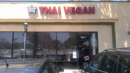 Bright Star Thai Vegan restaurant outside at Bright Star in Rancho Cucamonga