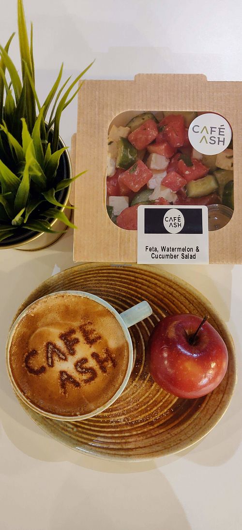 Short description at Café Ash in Oswestry