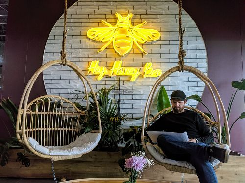 One of the seating options at Good Food Emporium Cafe - Illume in Narre Warren