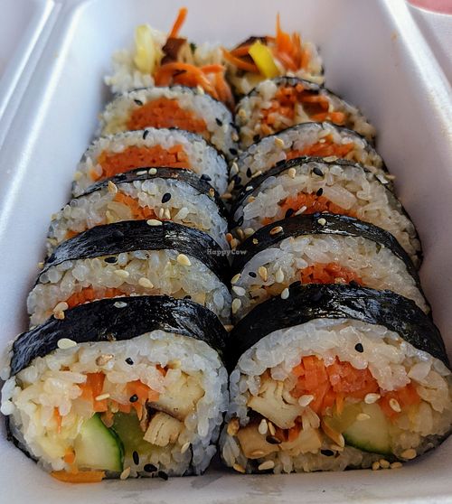 Vegan Kimbap at Food Mood in Ottawa