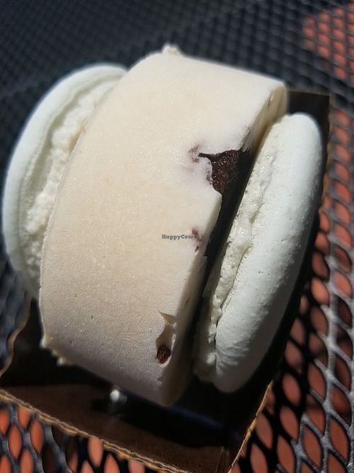 Peanut butter brownie macream at A La Mode Macaron in Asheville
