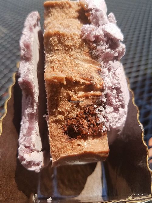 Chocolate brownie macream at A La Mode Macaron in Asheville