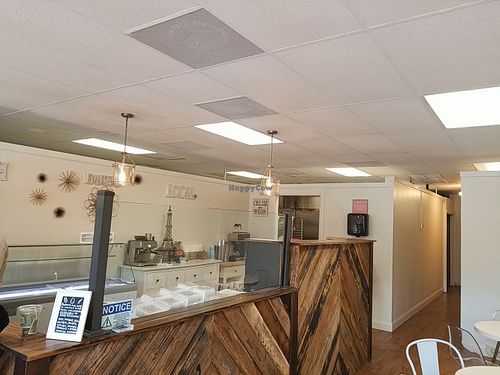 Inside at A La Mode Macaron in Asheville