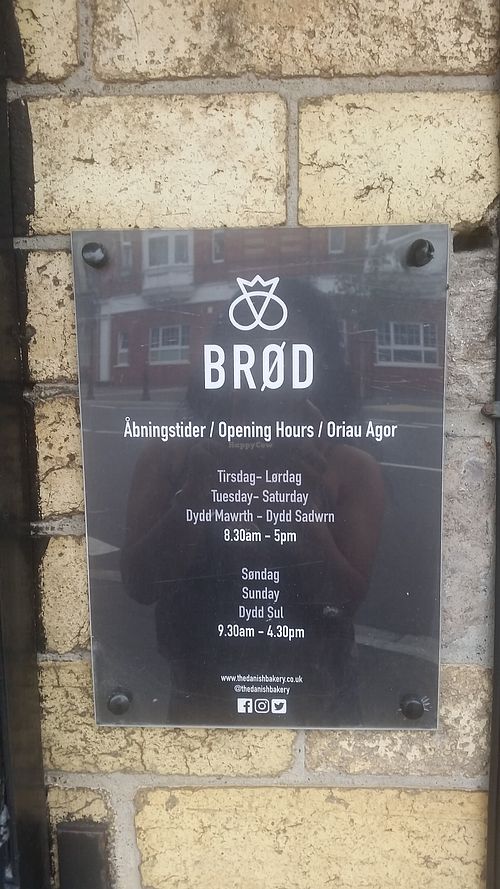 Opening times  at Brød in Cardiff