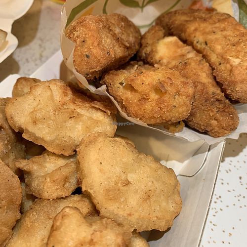 Chik’n Nuggs and Chik’n Tenders at Plant Power Fast Food in Long Beach
