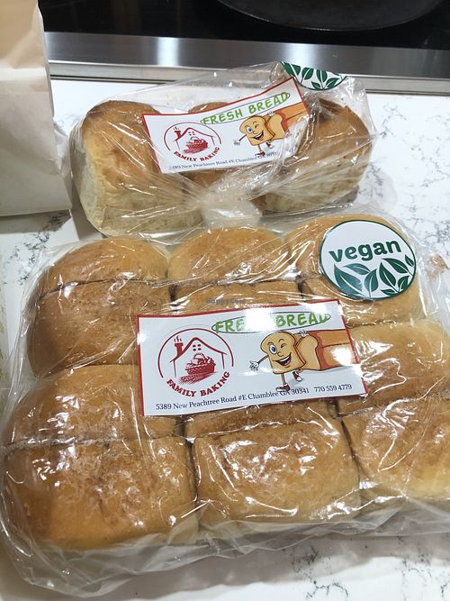 Chocolate cream filled bread at Family Baking in Chamblee