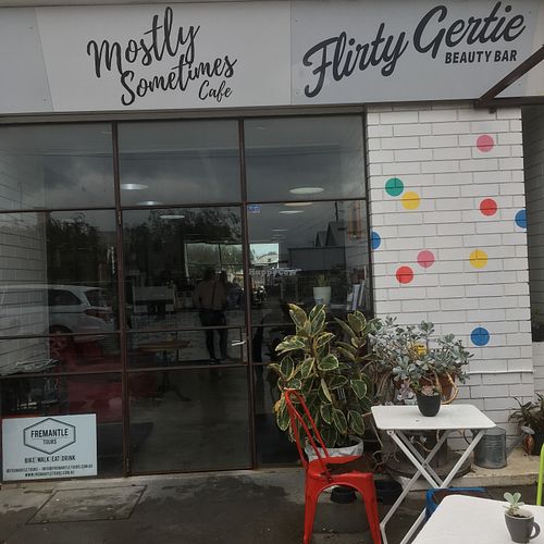 The outside at Mostly Sometimes in Fremantle