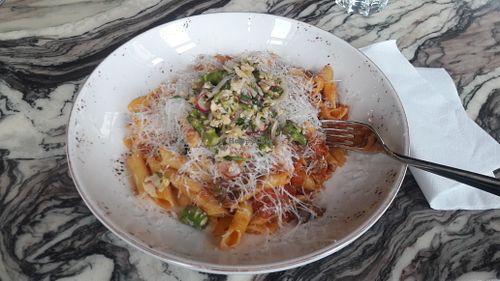 Dish of the day: gluten-free pasta at Agartha Kitchen in Malmo