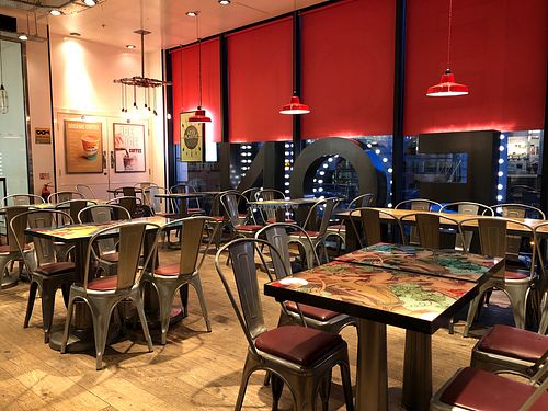 Seating at LEON in South West London