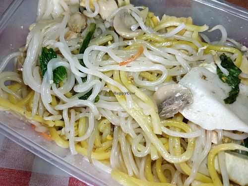 Hokkien noodles (takeaway) at SHU Vegetarian 蔬方斋 - Woodlands in North Singapore