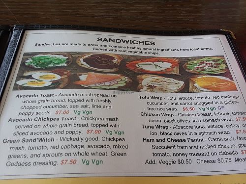 A few of the items offered. at The Green Witch in Highland