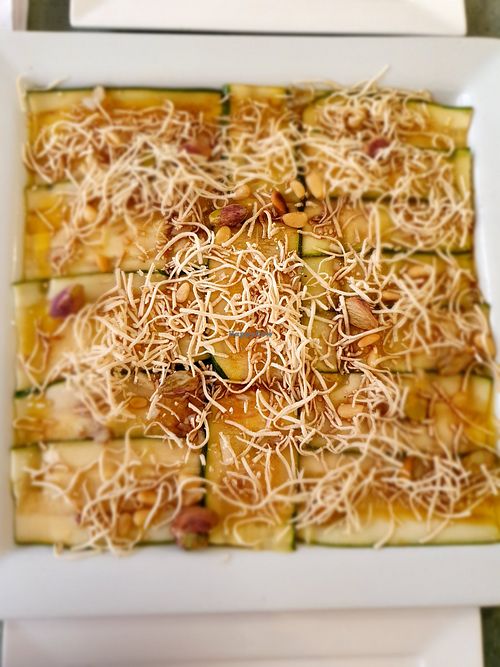 Zucchini carpaccio 🤩🤩🤩 at Dalmatino in Hvar