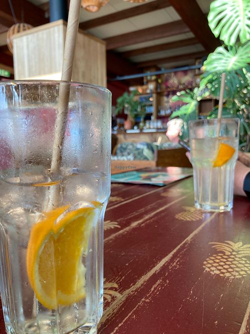 Nice elder flower drink!  at Aloha Beach in Velsen Noord