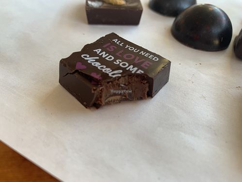 So creamy inside  at ChocolaTas in Vancouver