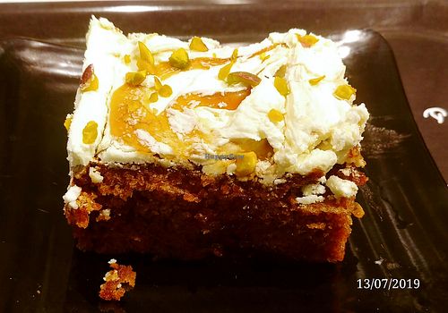 Carrot cake at Copper Branch - Nieuwstraat in Brussels