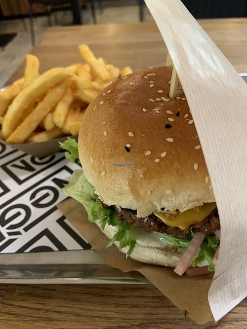 "Burghain”  at VEG'D - Vegan Burgers - F-Hain in Berlin