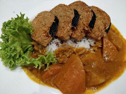 Curry seaweed beancurd slices at Flavours by Saute 寻味•素特 in Central Singapore