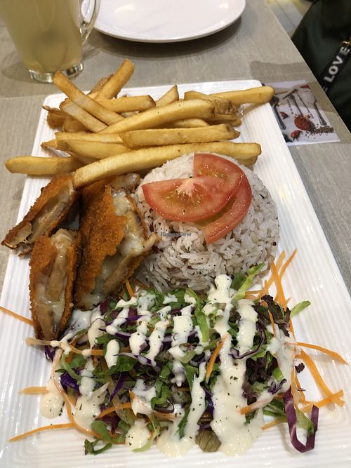 Cheezy lionmane cutlet rice at Flavours by Saute 寻味•素特 in Central Singapore