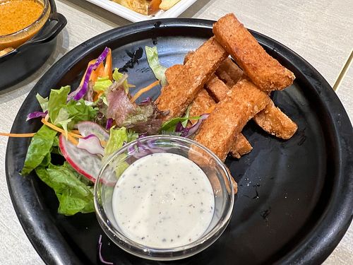 Spam luncheon fries 9/10  at Flavours by Saute 寻味•素特 in Central Singapore