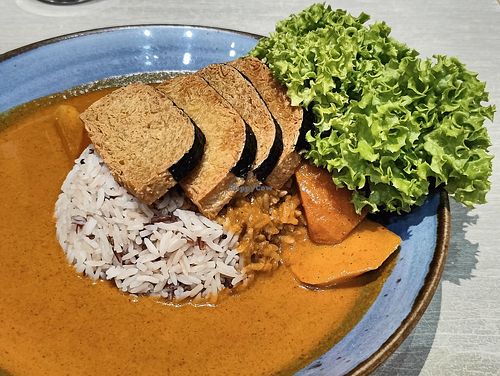 Nanyang Curry Seaweed Beancurd Slices (Vegan) (Spicy) at Flavours by Saute 寻味•素特 in Central Singapore