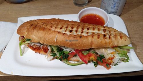 BBQ Sandwich at Veganland in Prague