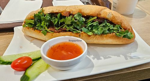 banh mi at Veganland in Prague