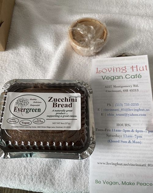   at Loving Hut in Cincinnati