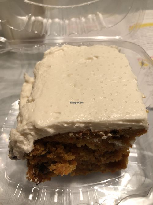 Carrot Cake at Loving Hut in Cincinnati