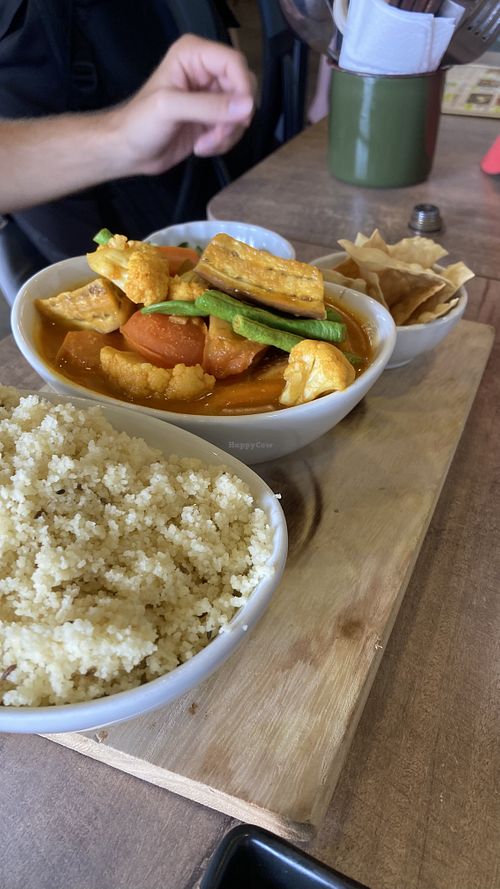Indian curry with cous cous  at Melior 舒食馆 in Langkawi