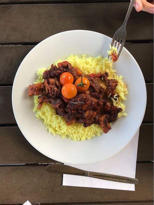 Butternut squash tagine at Glasshouse Cafe in Cardigan