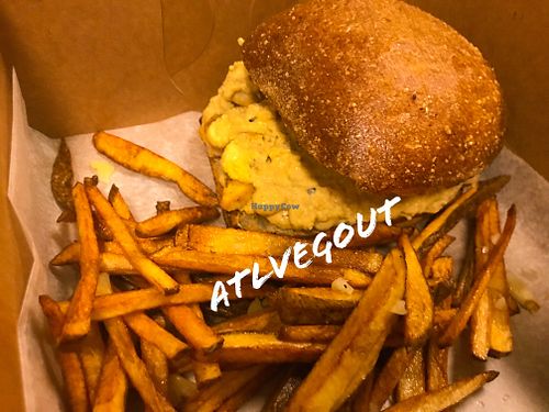 Sandwich at Veganic in Atlanta