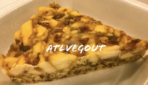 Apple pie  at Veganic in Atlanta
