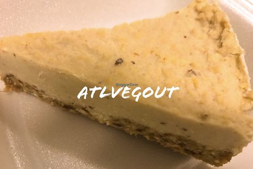Cheesecake  at Veganic in Atlanta