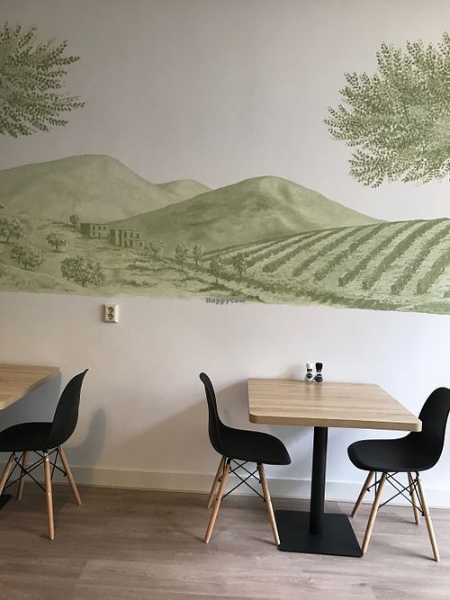 Seating for 12. Roomy at Mamo Falafel & Baked Potato in Gouda