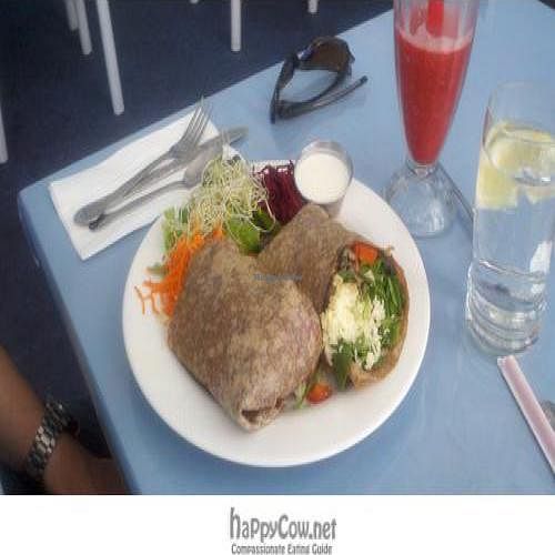 The Grilled Portabello Wrap at Jyoti-Bihanga in San Diego