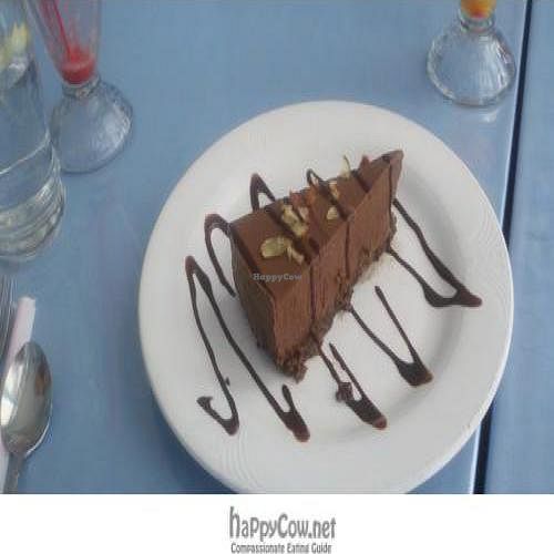 The Vegan Chocolate Mouse Cake at Jyoti-Bihanga in San Diego