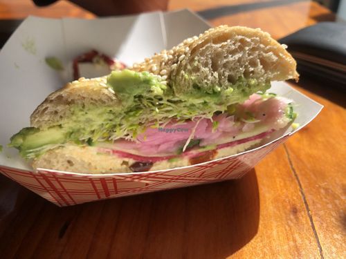   at The Bagel Mill in Petaluma